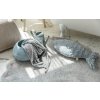 LORENA CANALS Pletená detská prikrývka Biscuit Light Grey - detská lôžkovina