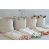 LORENA CANALS Prikrývka Bubbly Natural-Terracota - detská lôžkovina