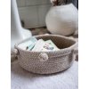 LORENA CANALS Pletený kôš Tray Natural - kôš