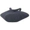 LORENA CANALS Pletený kôš Cistell Dark Grey Small - kôš