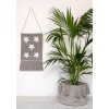 LORENA CANALS Pletený kôš Tassels Light Grey - kôš