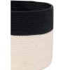LORENA CANALS Pletený kôš Dual Black Natural - kôš