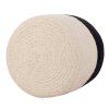 LORENA CANALS Pletený kôš Dual Black Natural - kôš
