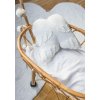 LORENA CANALS Pletená detská prikrývka Biscuit White - detská lôžkovina
