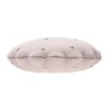 LORENA CANALS Pletený vankúš okrúhly Biscuit Pink Pearl - vankúš