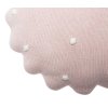 LORENA CANALS Pletený vankúš okrúhly Biscuit Pink Pearl - vankúš