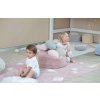 LORENA CANALS Pletený vankúš okrúhly Biscuit Pink Pearl - vankúš