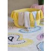 LORENA CANALS Pletený kôš Tassels Yellow - kôš