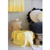 LORENA CANALS Pletený kôš Tassels Yellow - kôš
