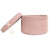 LORENA CANALS Pletený detský kôš Candy Vintage Nude Large - kôš