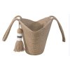 LORENA CANALS Pletený kôš Cistell Dark Linen Small - kôš