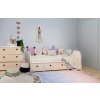 LORENA CANALS Detská prikrývka ABC Natural-Black - detská lôžkovina