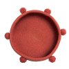 LORENA CANALS Pletený kôš Tray Brick Red - kôš