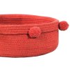 LORENA CANALS Pletený kôš Tray Brick Red - kôš
