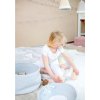 LORENA CANALS Pletený detský kôš Candy Light Blue Large - kôš