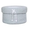 LORENA CANALS Pletený detský kôš Candy Light Blue Small - kôš