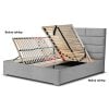 MOOD posteľ Hélia boxspring 2229/zlatá