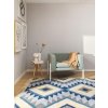 MOOD SELECTION Kelim Zalan Blue - koberec