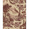 46786 mindthegap toile du tyrol burgundy tapeta