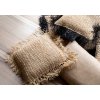 BAZAR BIZAR The Raffia Cushion Cover Square - Natural - 60x60 obliečka