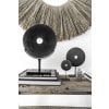 BAZAR BIZAR The Black River Stone on Stand - M stojacia dekorácia