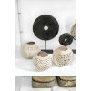 BAZAR BIZAR The Black River Stone on Stand - M stojacia dekorácia