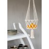 BAZAR BIZAR The Macrame Plant Holder - White - M váza
