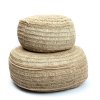 BAZAR BIZAR The Seagrass Pouffe - Round - 60 taburetka
