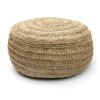 BAZAR BIZAR The Seagrass Pouffe - Round - 60 taburetka