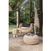 BAZAR BIZAR The Raffia Flores Pouffe - Natural taburetka
