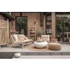 BAZAR BIZAR The Raffia Flores Pouffe - Natural taburetka