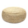 BAZAR BIZAR The Raffia Flores Pouffe - Natural taburetka