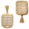 BAZAR BIZAR The Dumpling Floor Lamp - Pendant - Natural - L stojacie svietidlo