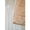BAZAR BIZAR The Twister Pendant - Natural - L -tienidlo pre závesné svietidlo