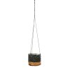 BAZAR BIZAR The Banana Plant Hanger - Natural Black úložný kôš