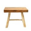 BAZAR BIZAR The Kediri Stool - Natural lavica