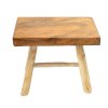 BAZAR BIZAR The Kediri Stool - Natural lavica