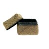 BAZAR BIZAR The Beaded Basket - Gold - Set of 3 úložný kôš