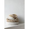 BAZAR BIZAR The White Sunday Baskets - Set of 3 úložný kôš