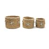 BAZAR BIZAR The Beach View Baskets - Set of 3 úložný kôš