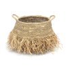 BAZAR BIZAR The Raffia Deluxe Baskets - Natural - Set of 2 úložný kôš