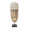 BAZAR BIZAR The Cowrie Mask on Stand - Large stojacia dekorácia