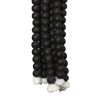 BAZAR BIZAR The Wooden Beads Tassel - Black závesná dekorácia
