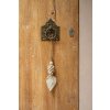 BAZAR BIZAR The Leaf & Shell Tassel - Natural závesná dekorácia
