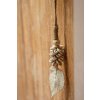 BAZAR BIZAR The Leaf & Shell Tassel - Natural závesná dekorácia