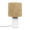 BAZAR BIZAR The Chalki Table Lamp - White Natural stolové svietidlo