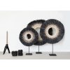 BAZAR BIZAR The Nassau Hoop On Stand - Black stojacia dekorácia
