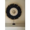 BAZAR BIZAR The Nassau Hoop On Stand - Black stojacia dekorácia