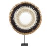 BAZAR BIZAR The Mojo Raffia On Stand - Black Naturel stojacia dekorácia