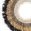BAZAR BIZAR The Mojo Raffia On Stand - Natural Black stojacia dekorácia